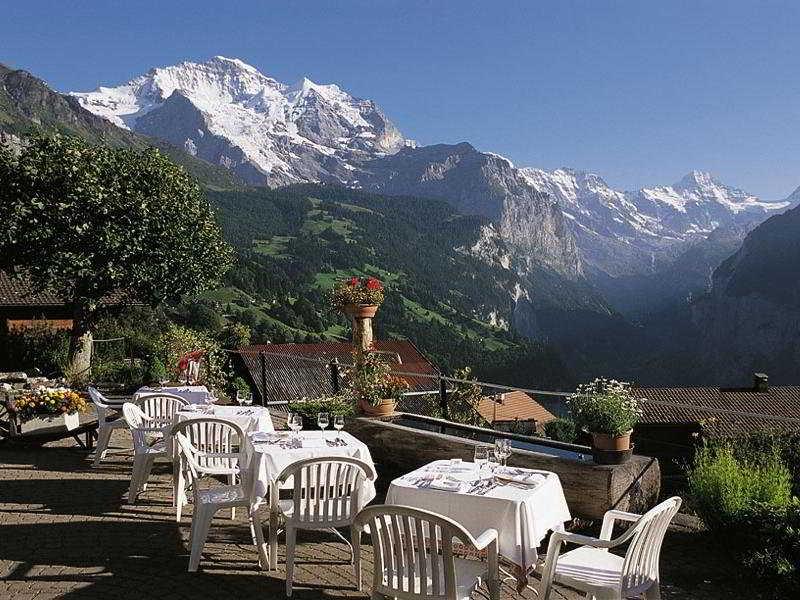 Minotel Bellevue Wengen Restauracja zdjęcie